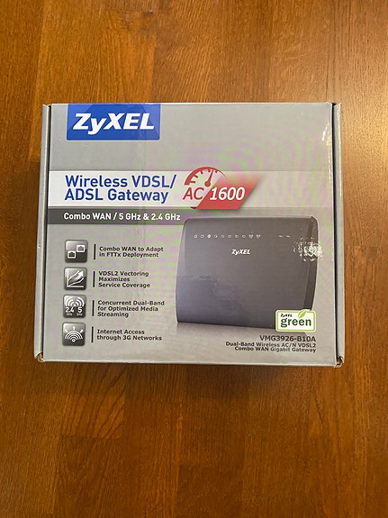 ZyXEL VMG3925-B10B Wireless VDSL/ADSL AC1600 reititin