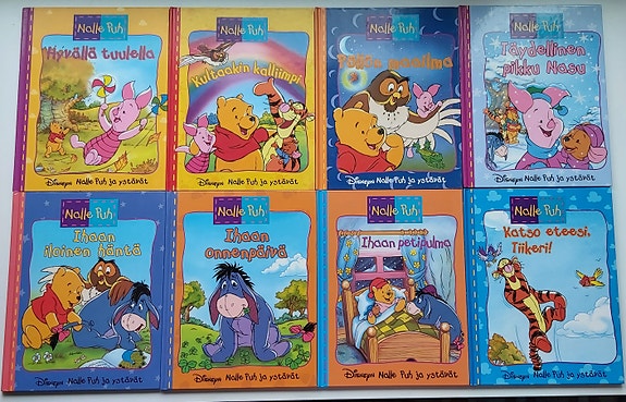 Disneyn Nalle Puh ja ystävät satukirjasarja, 8 kirjaa
