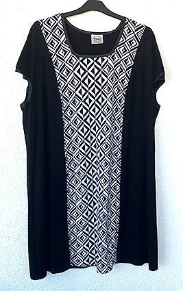 Mustavalkoinen tunika XL.