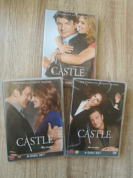 Castle dvd-boksit kaudet 5–7