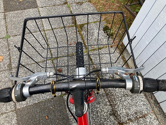 Force 10 kaupunkipyörä 26" punainen unisex