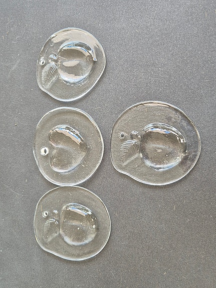 Arabian Nuutajärvi lasikoristeet