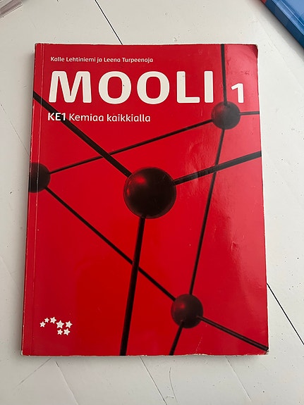 Lukion oppikirjoja: mm. Mooli, Tekijä, Manner, Idea, MAA, Fokus, Särmä