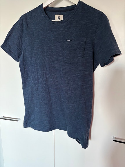 Garcia t-paita S sininen puuvilla slim fit