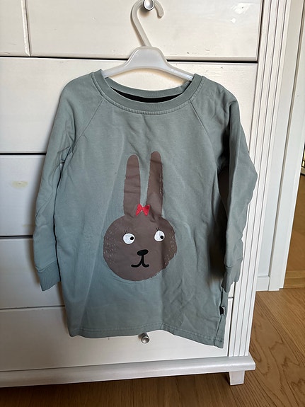 Papu lasten tunika koko 98 vihreä unisex puuvilla