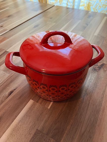 Arabia Finel emalikattila "Kehrä" 1.5L