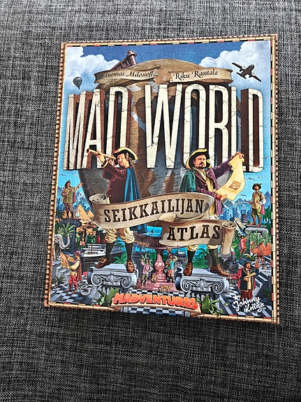 Mad World Seikkailijan atlas -kirja