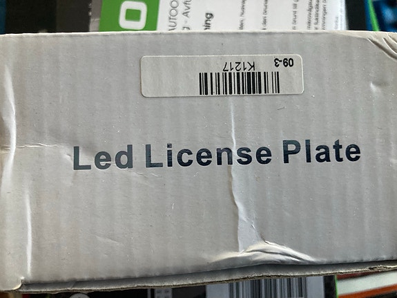 Volkswagen LED-rekisterikilven valot UUDET!