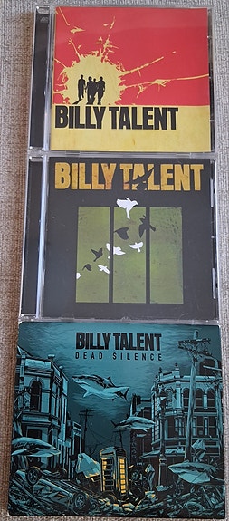 Billy Talent CD-levyt Billy Talent, III ja Dead Silence