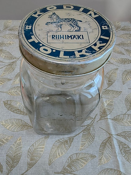 Riihimäen Lasi Kodin Tölkki 3 litraa.