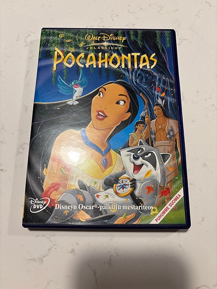 Disney Pocahontas DVD elokuva