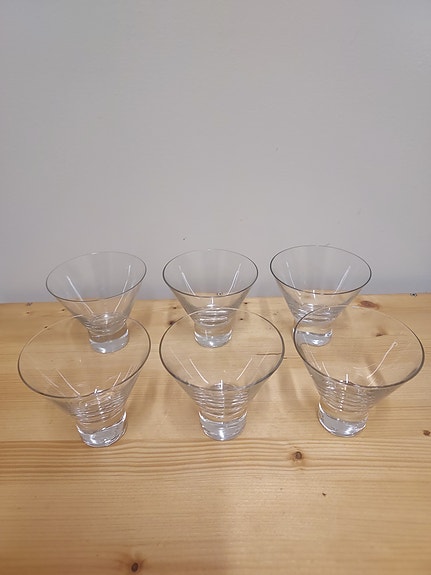 Iittala  Aarne coctaillasit 6 kpl