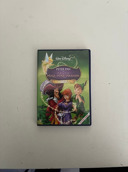 Peter Pan ja paluu mikä-mikä-maahan DVD, erikoisjulkaisu