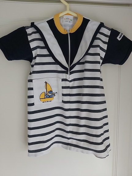 Minibogi merihenkinen mekko (koko 86) E
