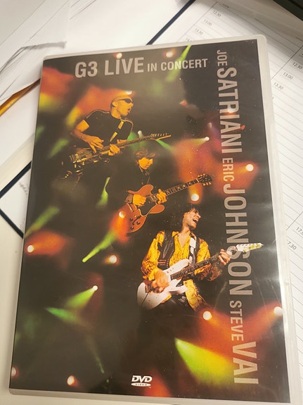 G3 Live in Concert DVD – Joe Satriani, Eric Johnson, Steve Vai