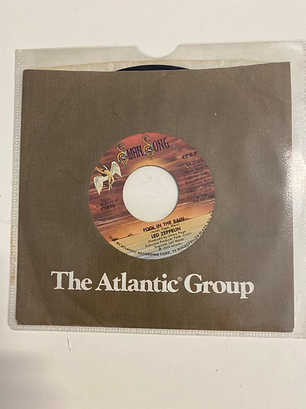 Led Zeppelin Fool In The Rain / Hot dog 7" single