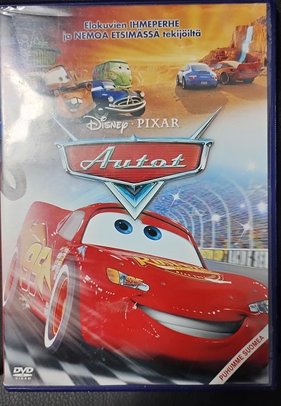 Disney Pixar Autot DVD-elokuva