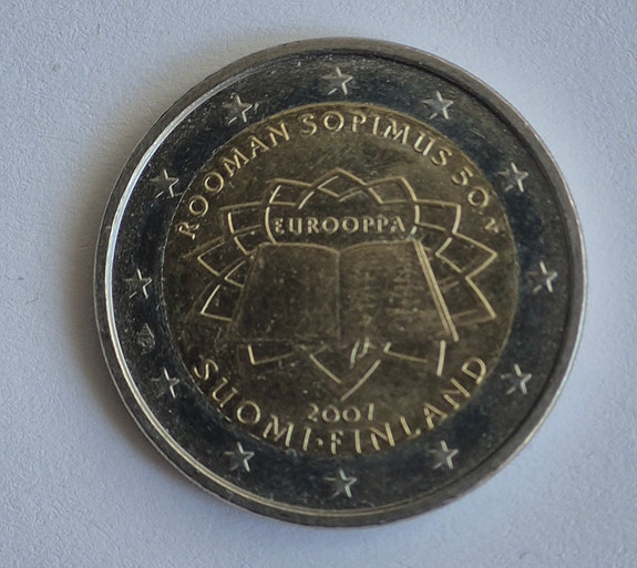 Suomi 2007 2 euronen.