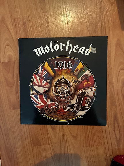 Motörhead 1916 vinyylilevy LP, 1991 Epic / Sony