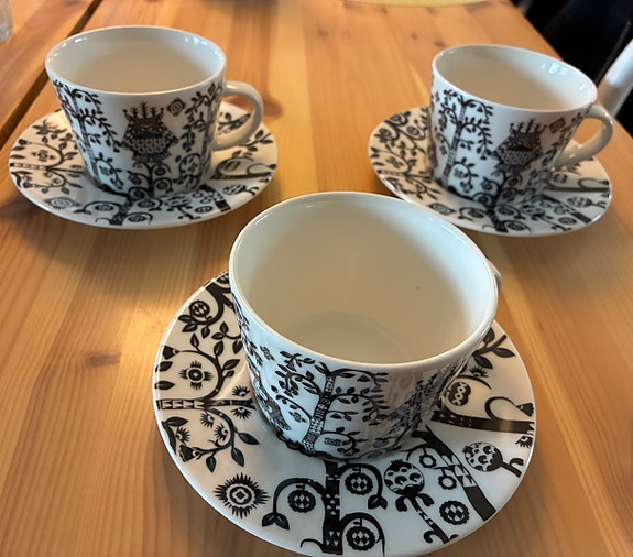 Iittala Taika kahvikuppi+lautanen