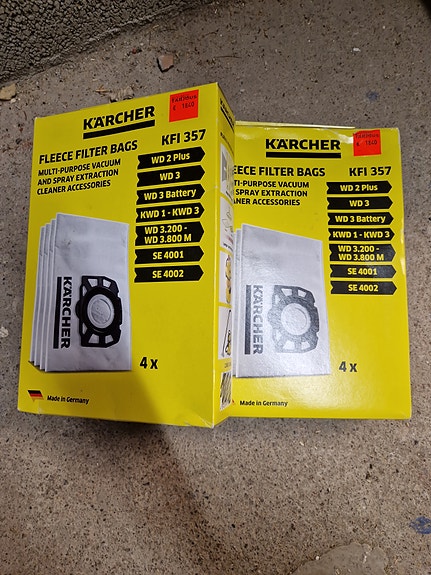 Kärcher pölypussit 2 kpl x 4kpl