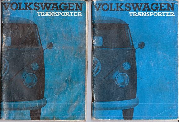 VW Transport T2 1963 ja 1965 käyttöohjekirjat