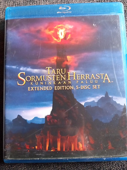 Taru Sormusten Herrasta Kuninkaan paluu Extended Edition 5-disc Blu-ray + DVD