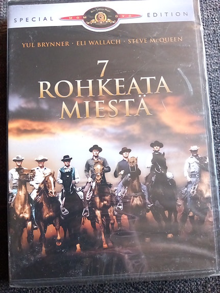 7 rohkeata miestä DVD-elokuva uusi muoveissa