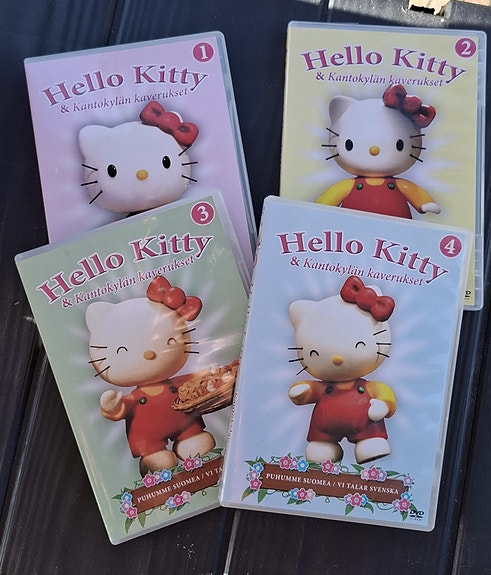 Hello Kitty & Kantokylän kaverukset DVD:t(1-4)