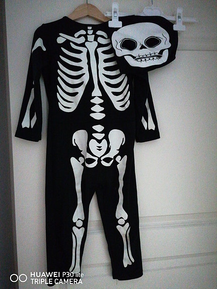 Halloween puku+naamari