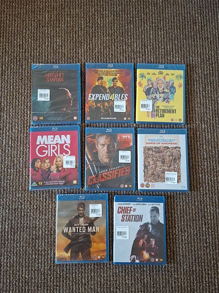 Uusia blu-ray elokuvia muoveissa