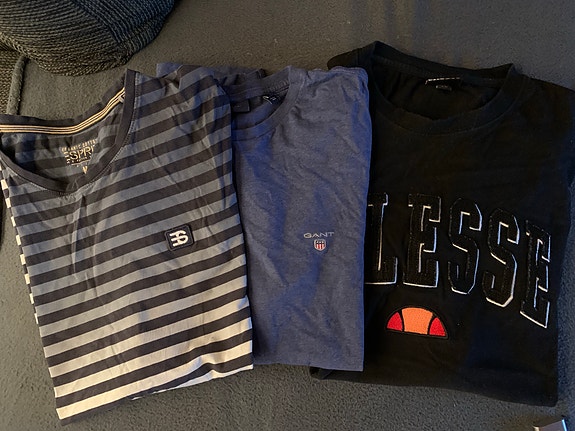 Esprit, Gant ja Ellesse t-paidat M/L