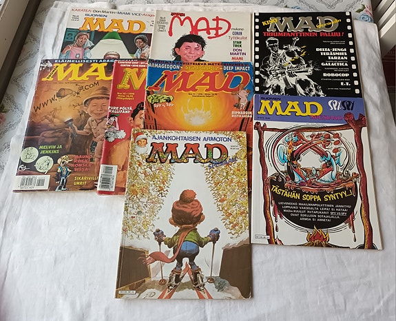 5 Mad lehteä ja 3 spesiaalia