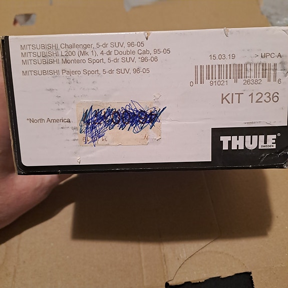 Thule 1236 jalkasarja Mitsubishi