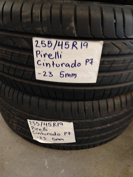 255/45r19 100t Pirelli cinturado p7 kesärengas pari