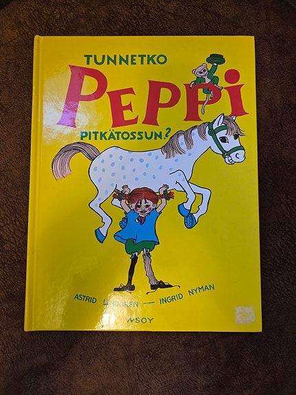 Tunnetko Peppi Pitkätossun? kirja kovakantinen