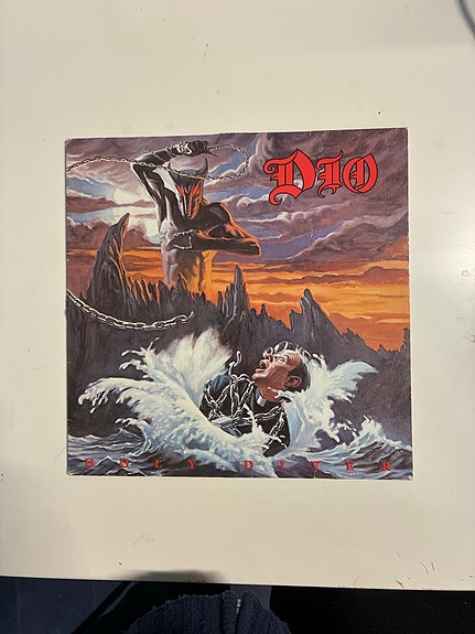 Dio Holy Diver vinyylilevy, 1983 Warner Bros