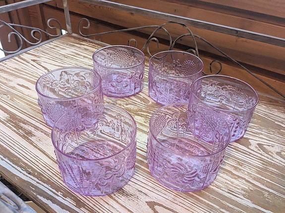 Nuutajärvi Oiva Toikan Flora annoskulhot 6 kpl väri: neodymi / ametisti