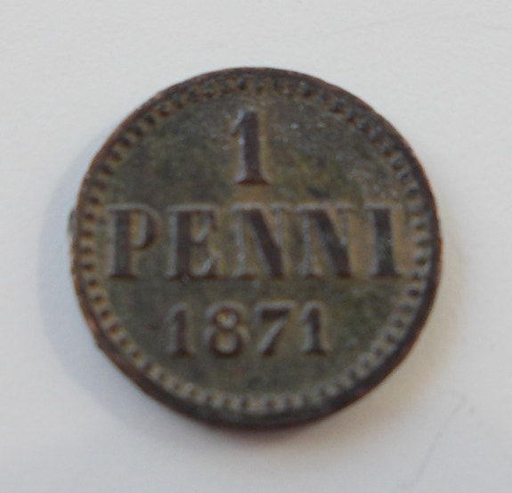 1 penni 1871 Aleksanteri II