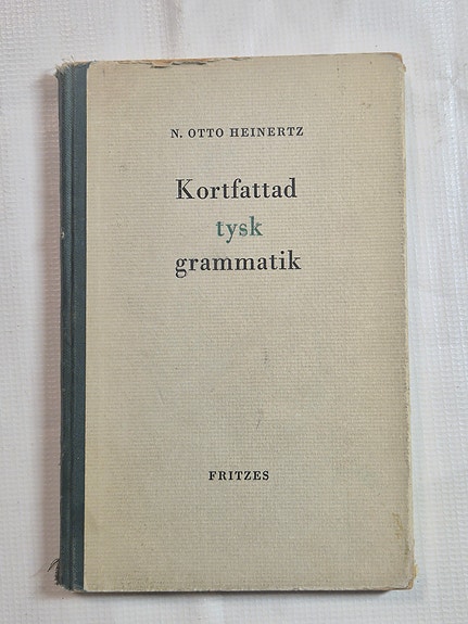 Vanha saksan kielioppi (1959) Kortfattad tysk grammatik