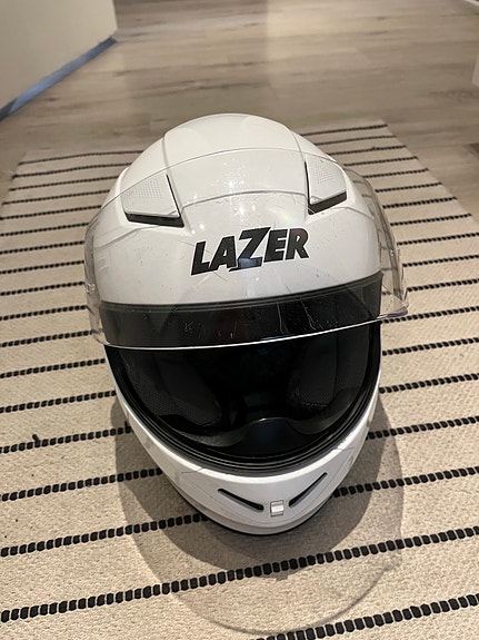 Lazer Bayamo Z-Line moottoripyöräkypärä, koko S, valkoinen
