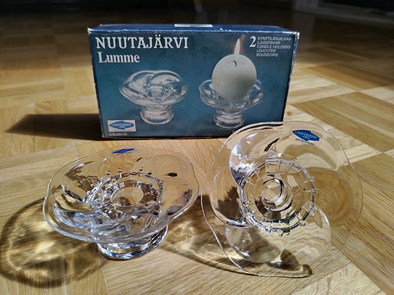 Nuutajärvi Lumme kynttilänjalat