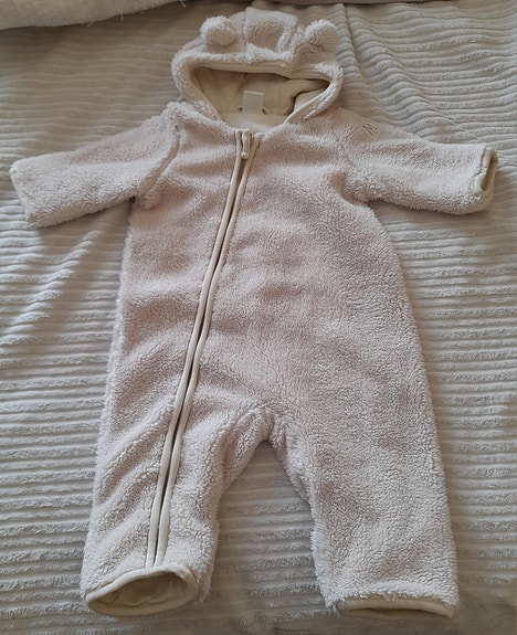 Lindex vauvan haalari koko 56 beige unisex