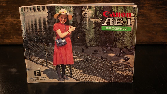 Original Canon AE-1 Program manual