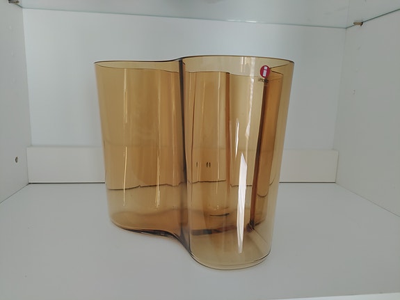 Iittala Aalto maljakko 160 mm (ruskea)