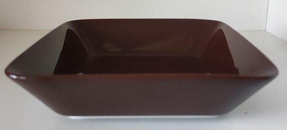 Iittala Teema ruskea neliövuoka / tarjoiluvuoka
