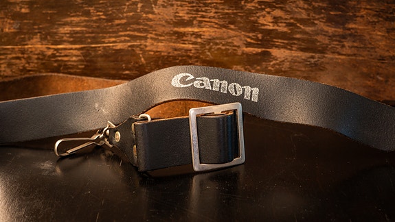Original Canon Vintage Leather Camera Strap
