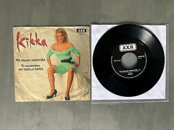 Kikka Mä haluun viihdyttää -single