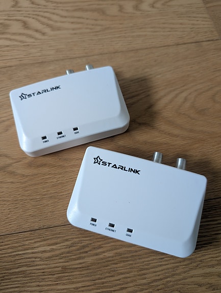 MoCa Ethernet Coax Adaptors kytkin