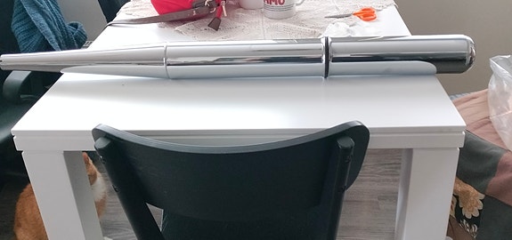 Kromattu pakoputken vaimennin / äänenvaimennin